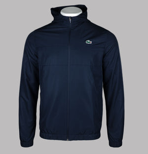 Lacoste Water Repellent Sports Track Jacket Navy