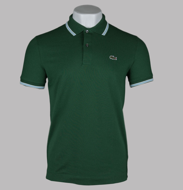 Lacoste Regular Fit Trim Accent Polo Shirt Pine Green