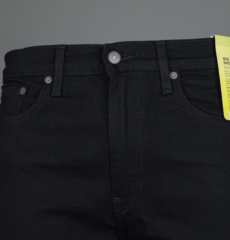 Levi's® 405 Standard Denim Shorts Black Rinse