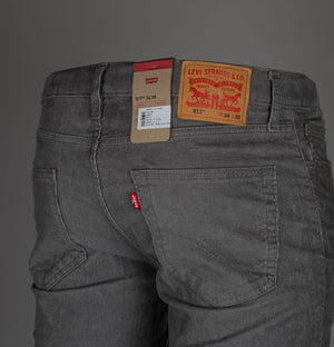 Levi's® 511™ Slim Fit Cords Pewter S Grey