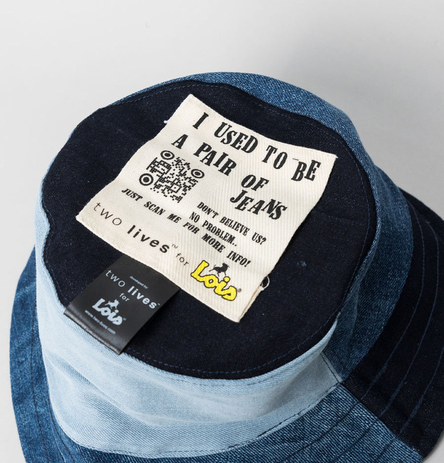 Lois Bucket Hat Indigo