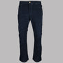 Lois Dario Boot Cut Fine Needle Cords Navy Blue