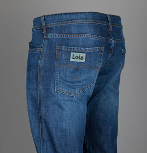 Lois Marvin Loose Fit Jeans Dark Stone