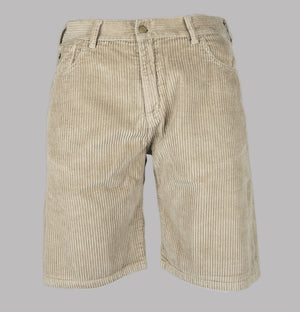 Lois Pepe Jumbo Cord Shorts Dark Sand