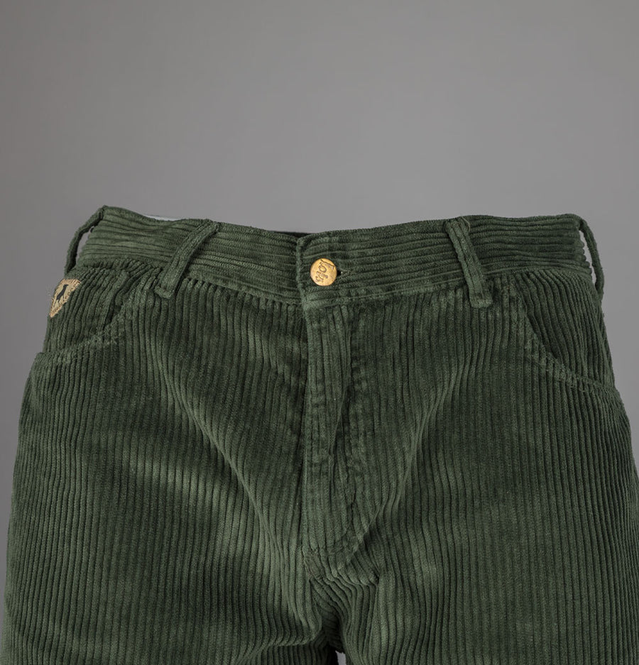 Lois Pepe Jumbo Cord Shorts Green Olive