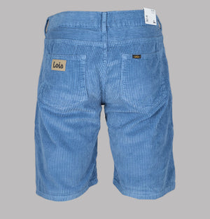 Lois Pepe Jumbo Cord Shorts Light Blue