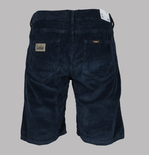 Lois Pepe Jumbo Cord Shorts Navy Blue