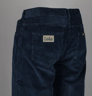 Lois Pepe Jumbo Cord Shorts Navy Blue