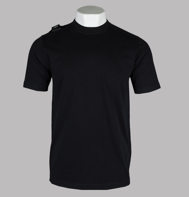 Ma.Strum Badge T-Shirt Jet Black
