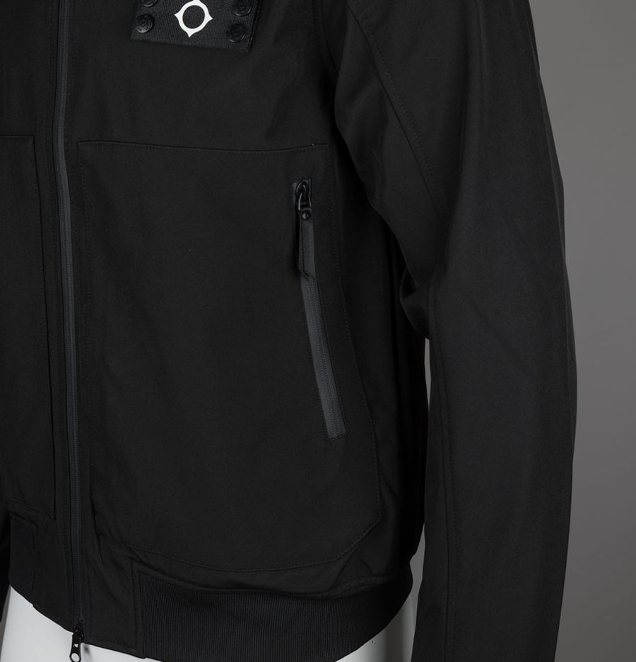 Ma.Strum Brigade Softshell Bomber Jacket Jet Black