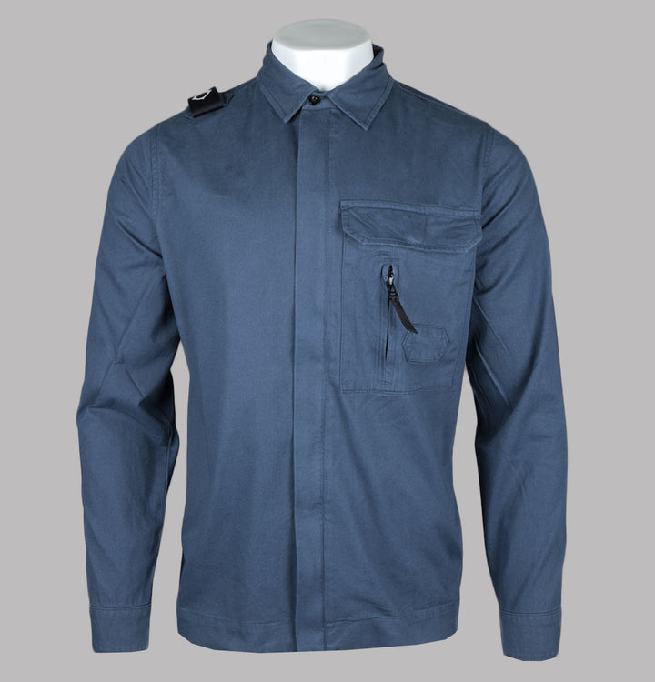 Ma.Strum Cadet Overshirt Ink Navy