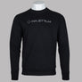 Ma.Strum Chest Logo Crew Sweat Jet Black