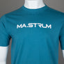Ma.Strum Chest Print T-Shirt Storm Blue
