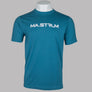 Ma.Strum Chest Print T-Shirt Storm Blue