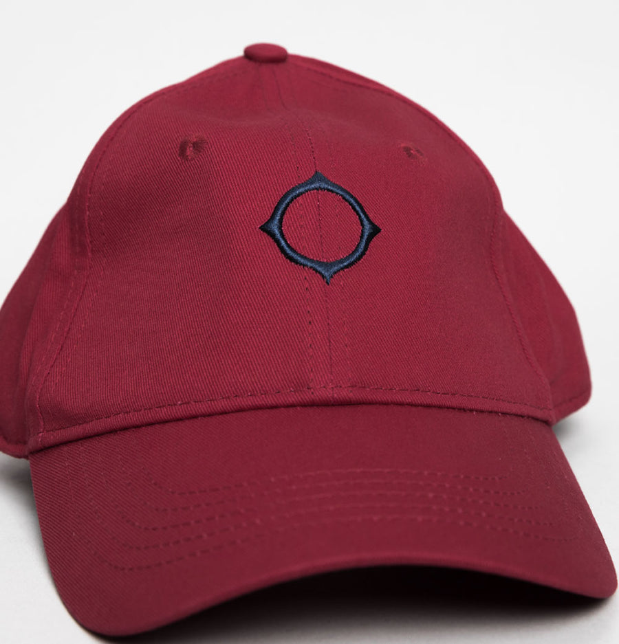 Ma.Strum Cotton Logo Cap Carmine Red