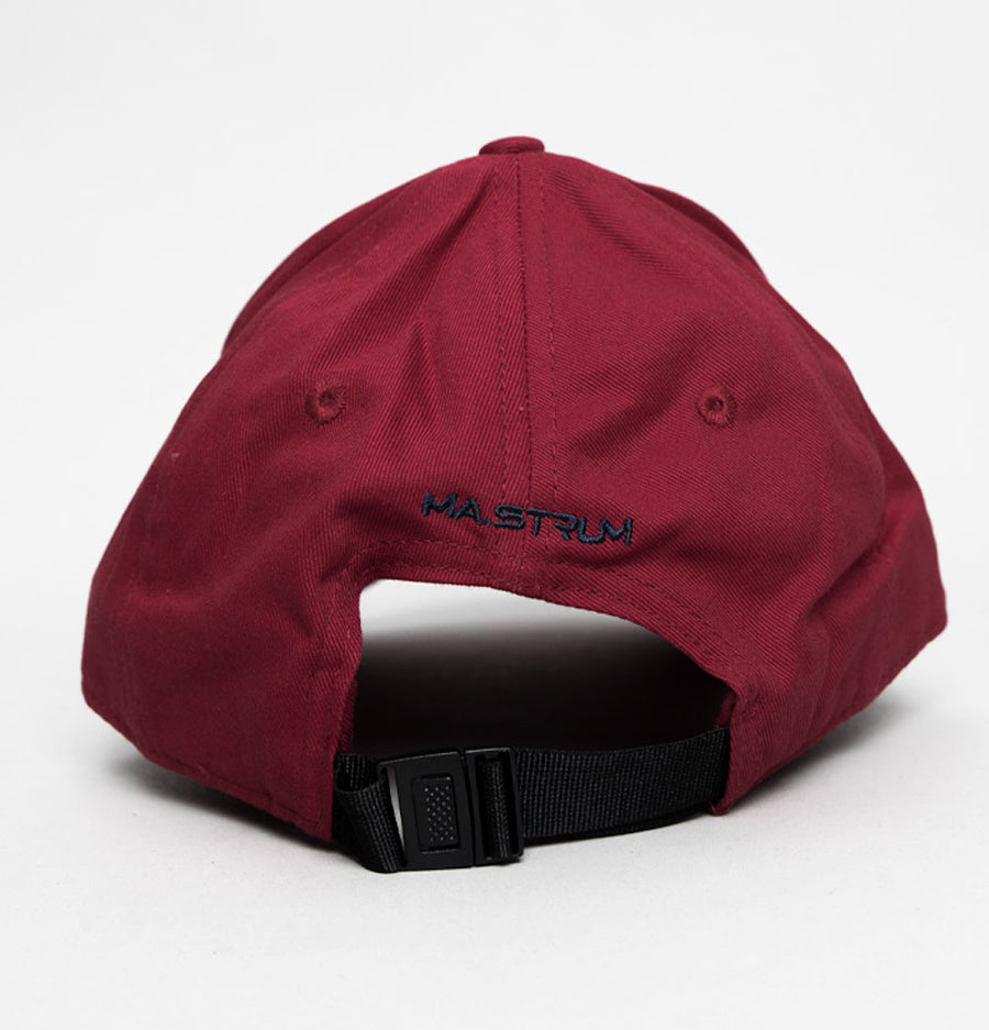 Ma.Strum Cotton Logo Cap Carmine Red