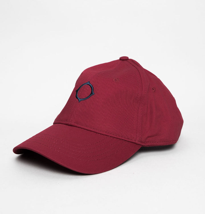 Ma.Strum Cotton Logo Cap Carmine Red