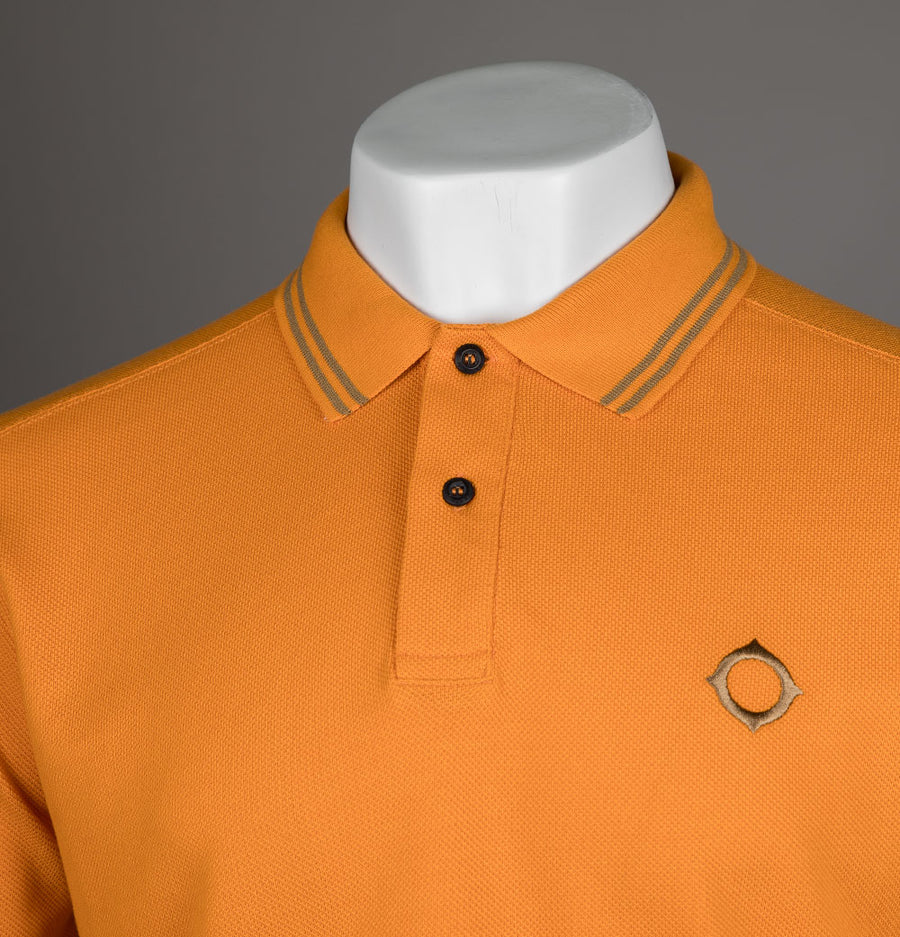 Ma.Strum Double Tipped SS Polo Shirt Flame