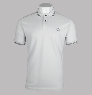 Ma.Strum Double Tipped SS Polo Shirt Mist