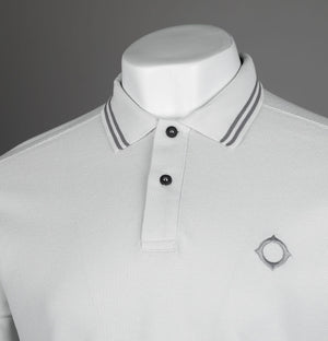 Ma.Strum Double Tipped SS Polo Shirt Mist