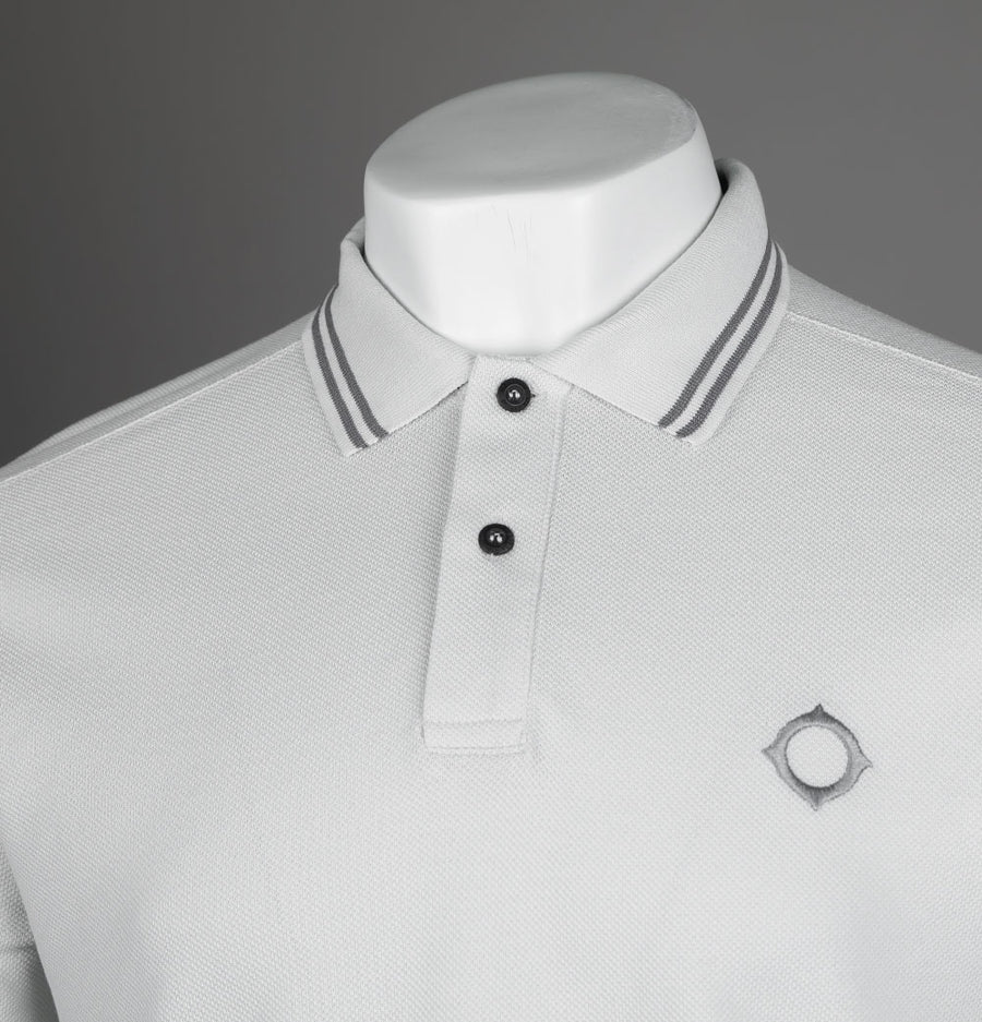 Ma.Strum Double Tipped SS Polo Shirt Mist