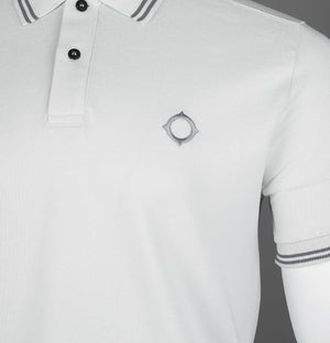 Ma.Strum Double Tipped SS Polo Shirt Mist