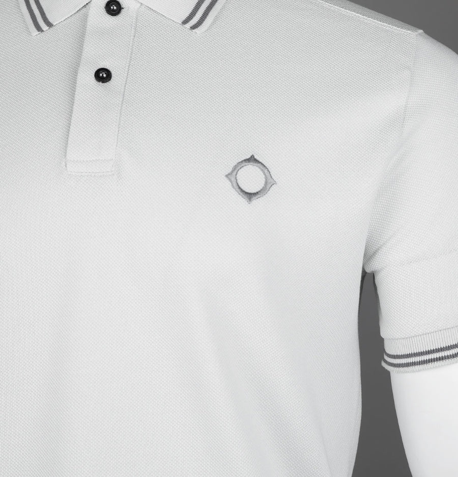 Ma.Strum Double Tipped SS Polo Shirt Mist