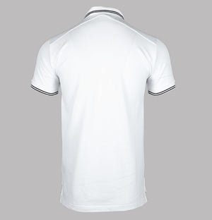 Ma.Strum Double Tipped SS Polo Shirt Optic White