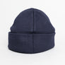Ma.Strum Knitted Badge Beanie Ink Navy