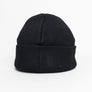 Ma.Strum Knitted Badge Beanie Jet Black