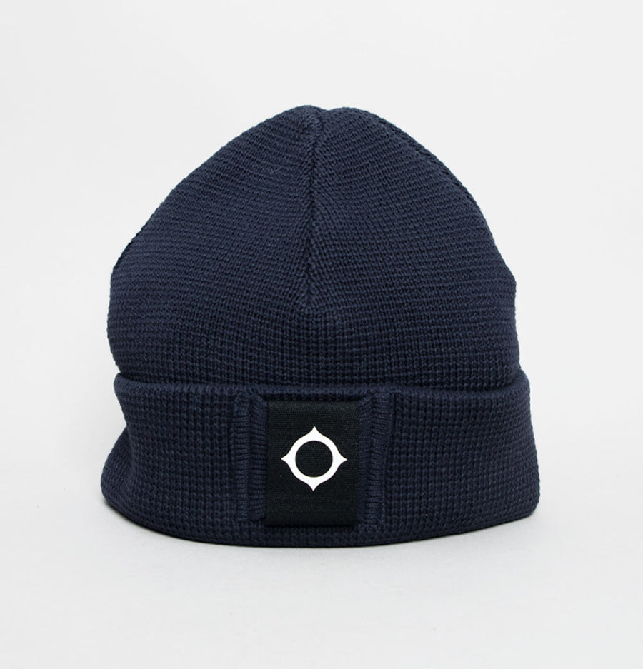 Ma.Strum Milano Knit Beanie Ink Navy