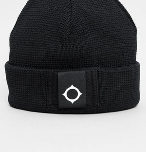 Ma.Strum Milano Knit Beanie Jet Black