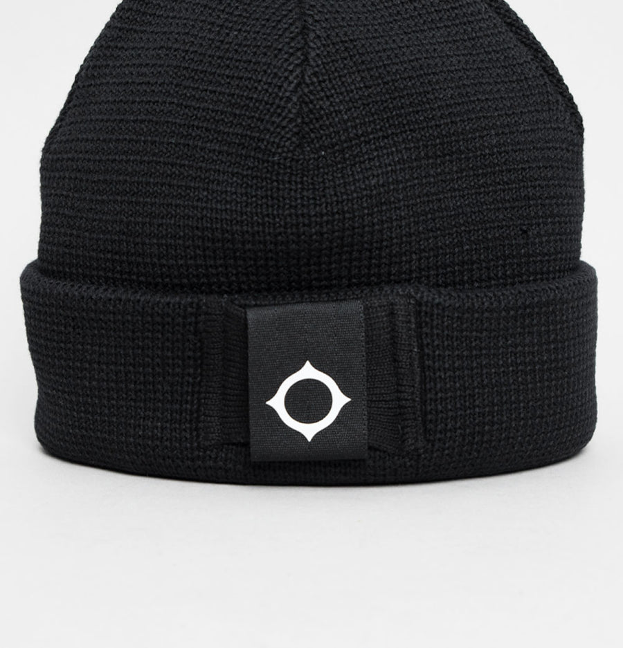 Ma.Strum Milano Knit Beanie Jet Black