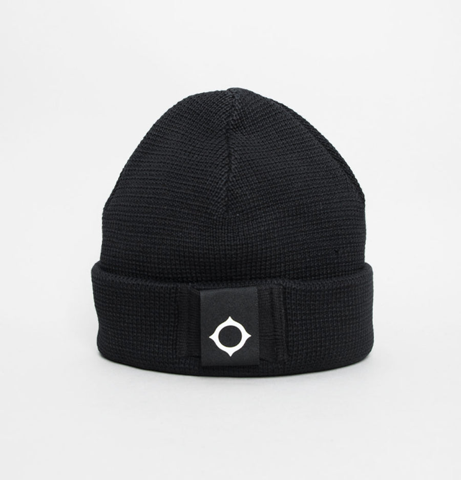 Ma.Strum Milano Knit Beanie Jet Black