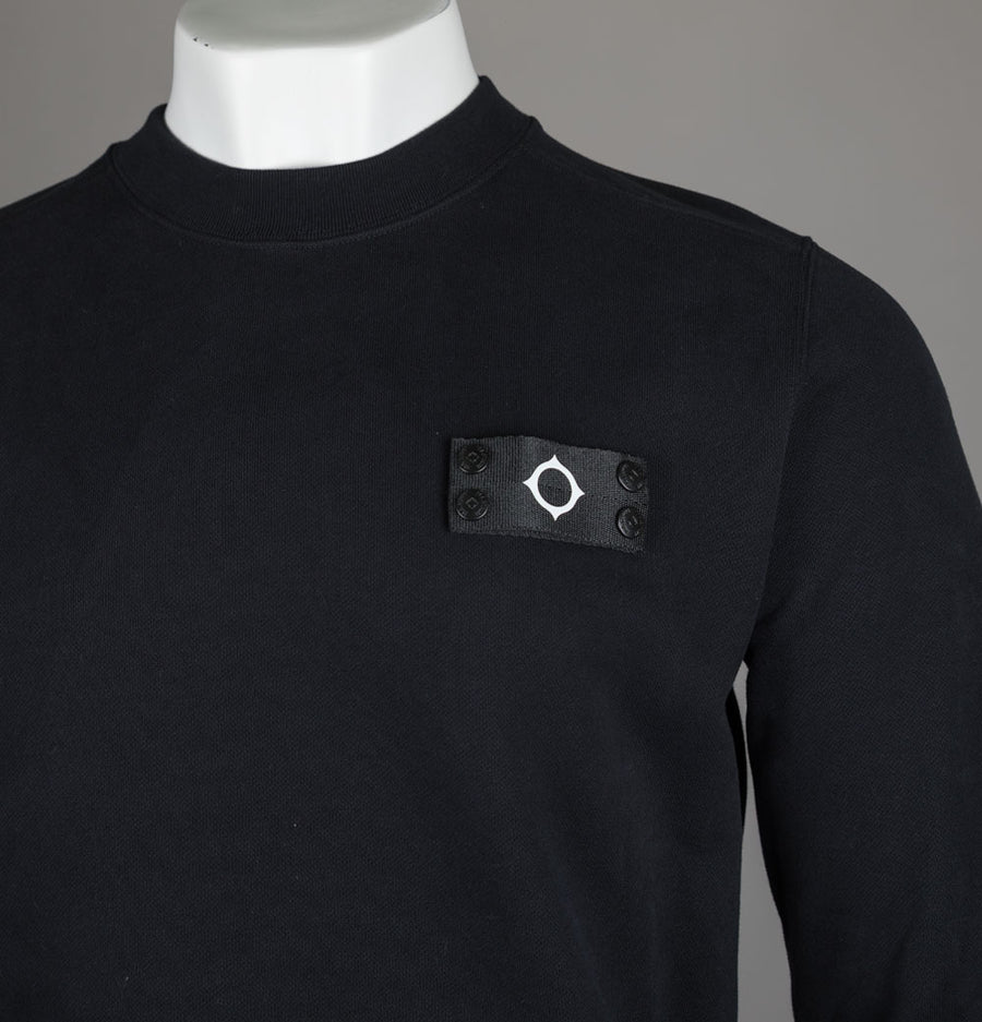 Ma.Strum Neo Crew Sweatshirt Jet Black