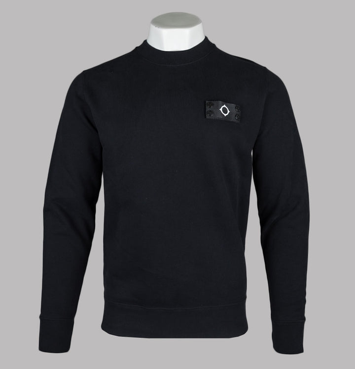 Ma.Strum Neo Crew Sweatshirt Jet Black