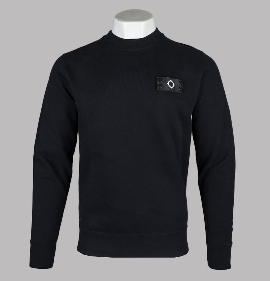 Ma.Strum Neo Crew Sweatshirt Jet Black