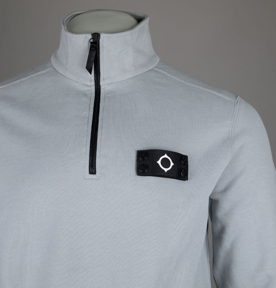 Ma.Strum Neo Quarter Zip Sweatshirt Battleship Grey