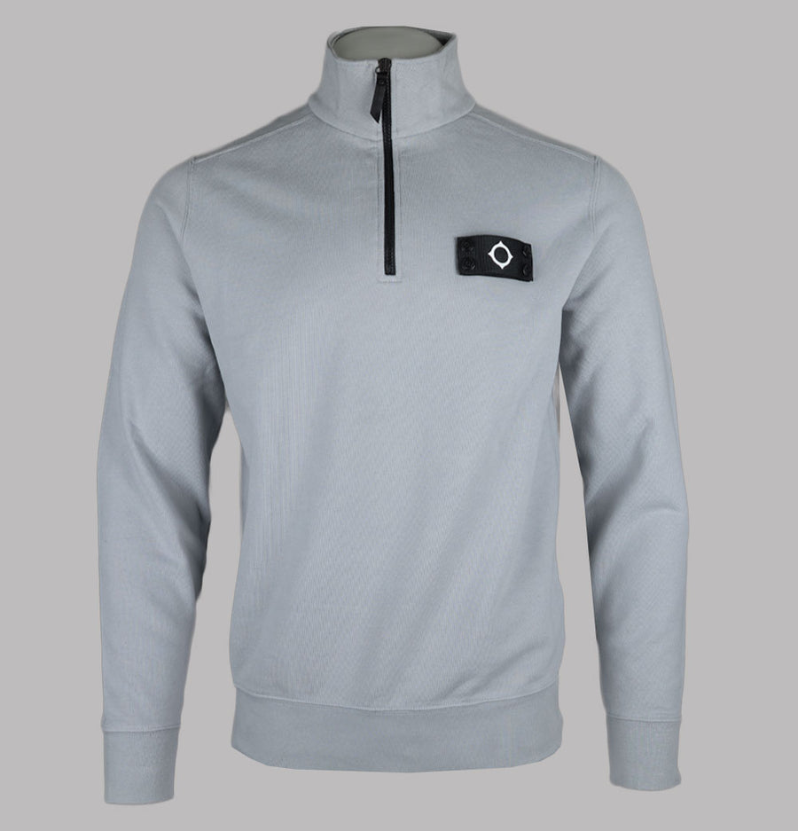 Ma.Strum Neo Quarter Zip Sweatshirt Battleship Grey