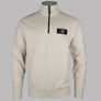 Ma.Strum Neo Quarter Zip Sweatshirt Burnt Cream