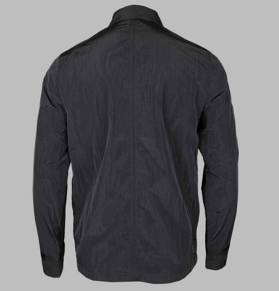 Ma.Strum Rivet Overshirt Jet Black