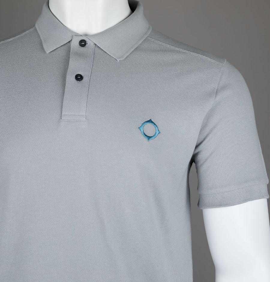 Ma.Strum SS Pique Polo Shirt Battleship Grey
