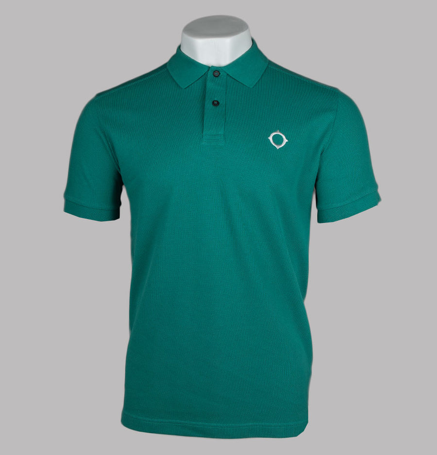 Ma.Strum SS Pique Polo Shirt Lake Blue