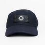 Ma.Strum Wool Badge Cap Ink Navy