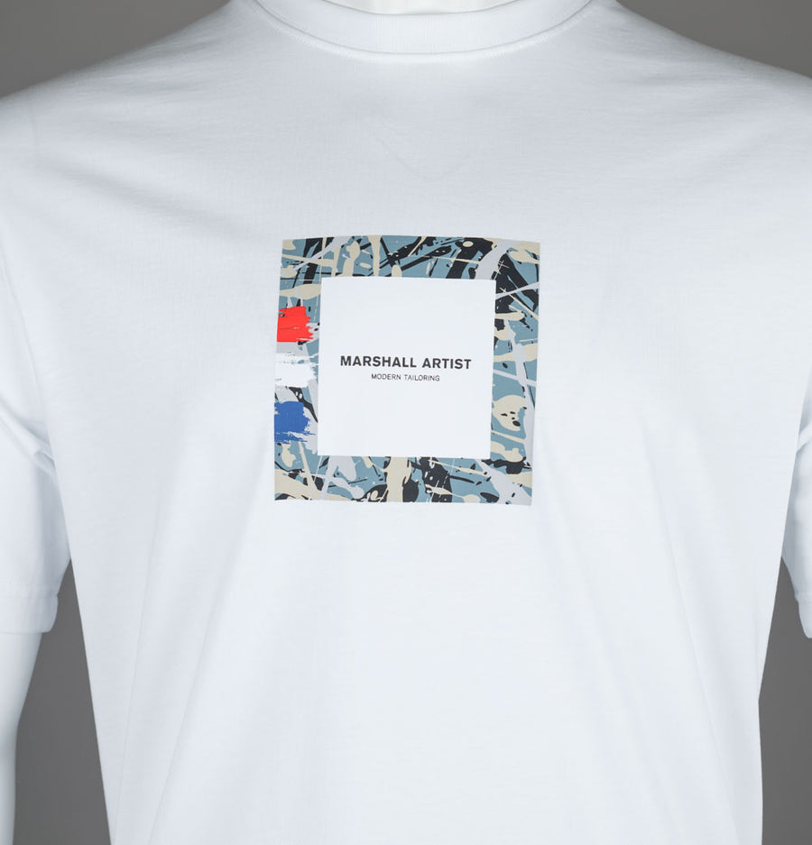 Marshall Artist Adored Box Logo T-Shirt White