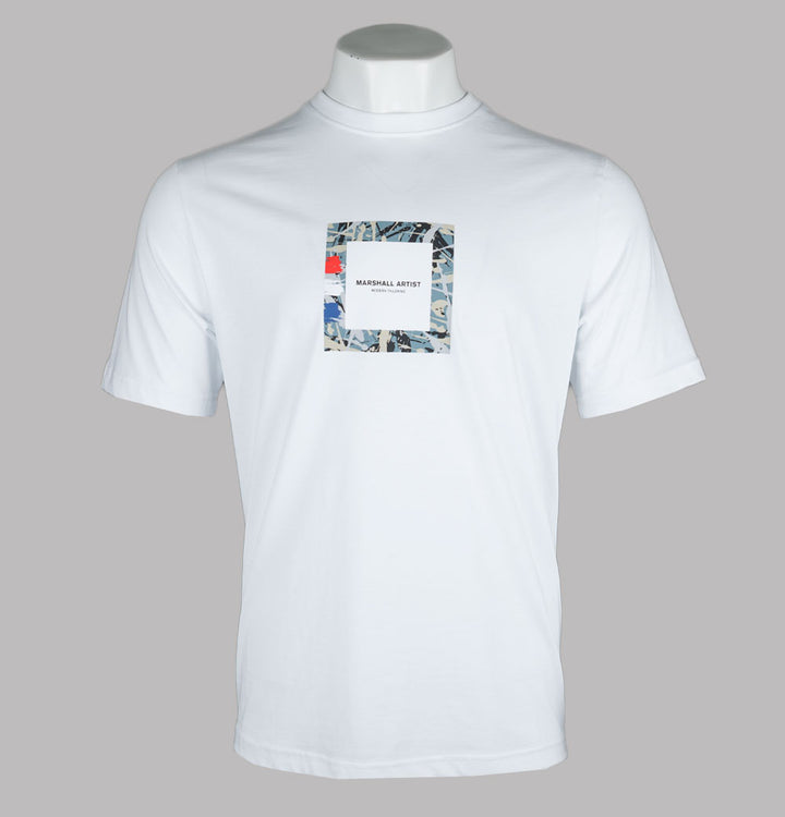 Marshall Artist Adored Box Logo T-Shirt White