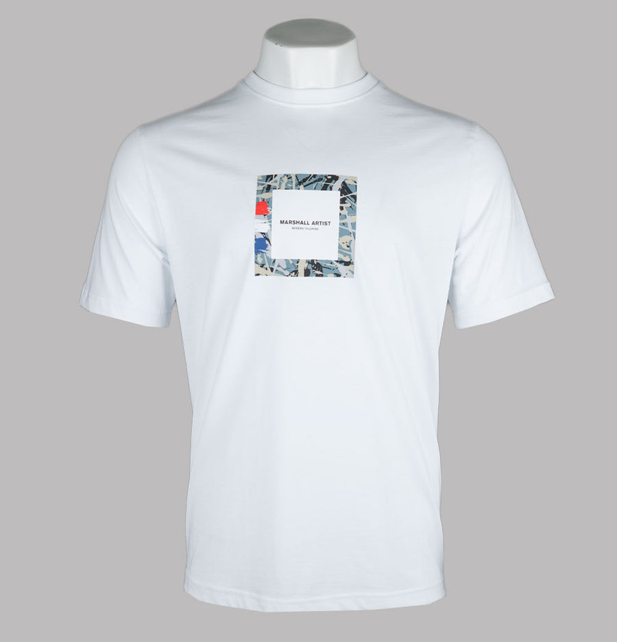 Marshall Artist Adored Box Logo T-Shirt White