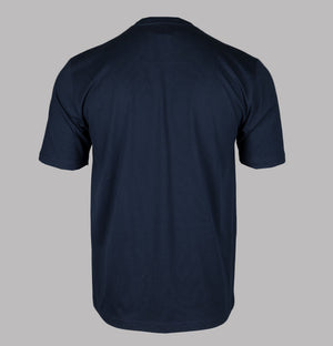 Marshall Artist Coastal Erosion T-Shirt Navy