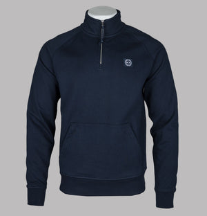 Marshall Artist Foundation 1/4 Zip Sweatshirt Navy