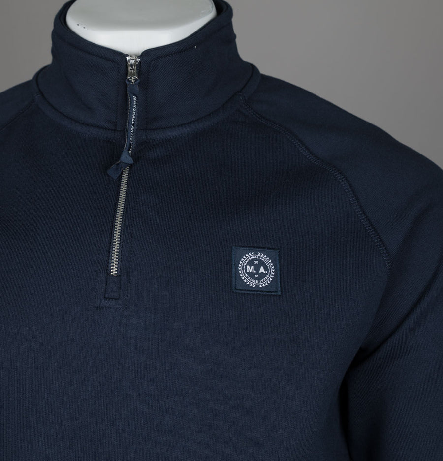 Marshall Artist Foundation 1/4 Zip Sweatshirt Navy